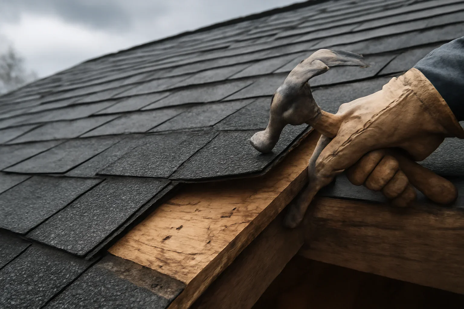 Roof detail supporting roof repair cost guide