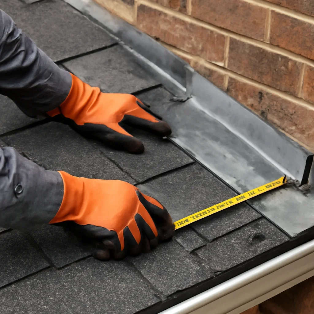 Close assessment of details connected to roof repair