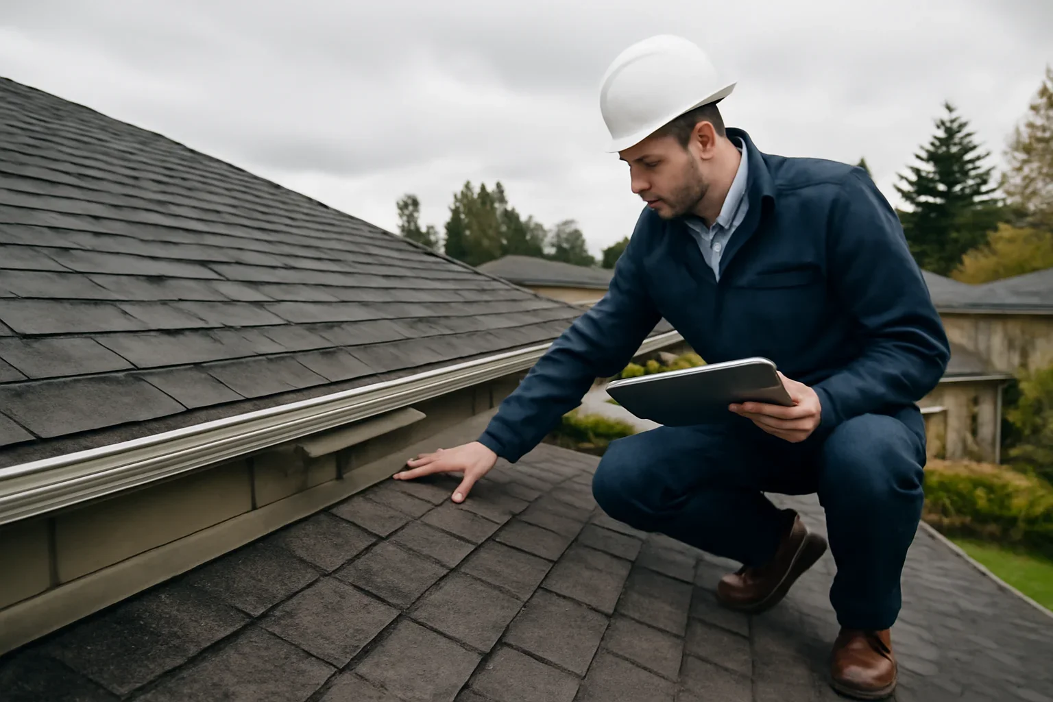 Roofing assessment at a Langley property