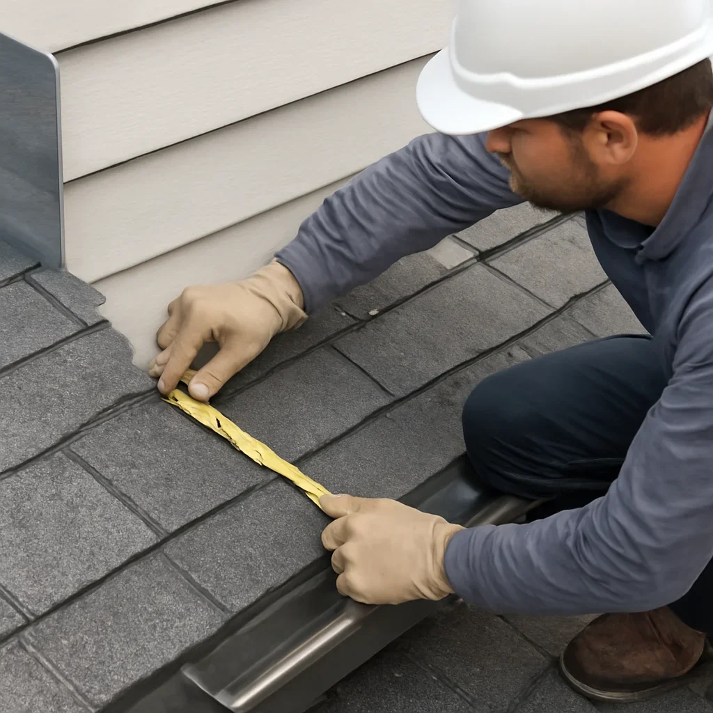 Close assessment of details connected to roof replacement