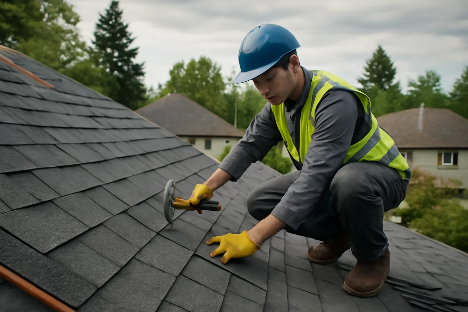 Professional roofing work related to roofing systems