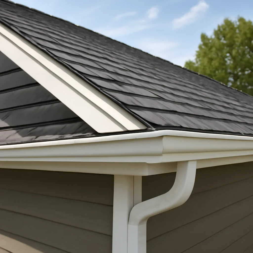 Completed roofing detail associated with roofing company in saanich, b.c.