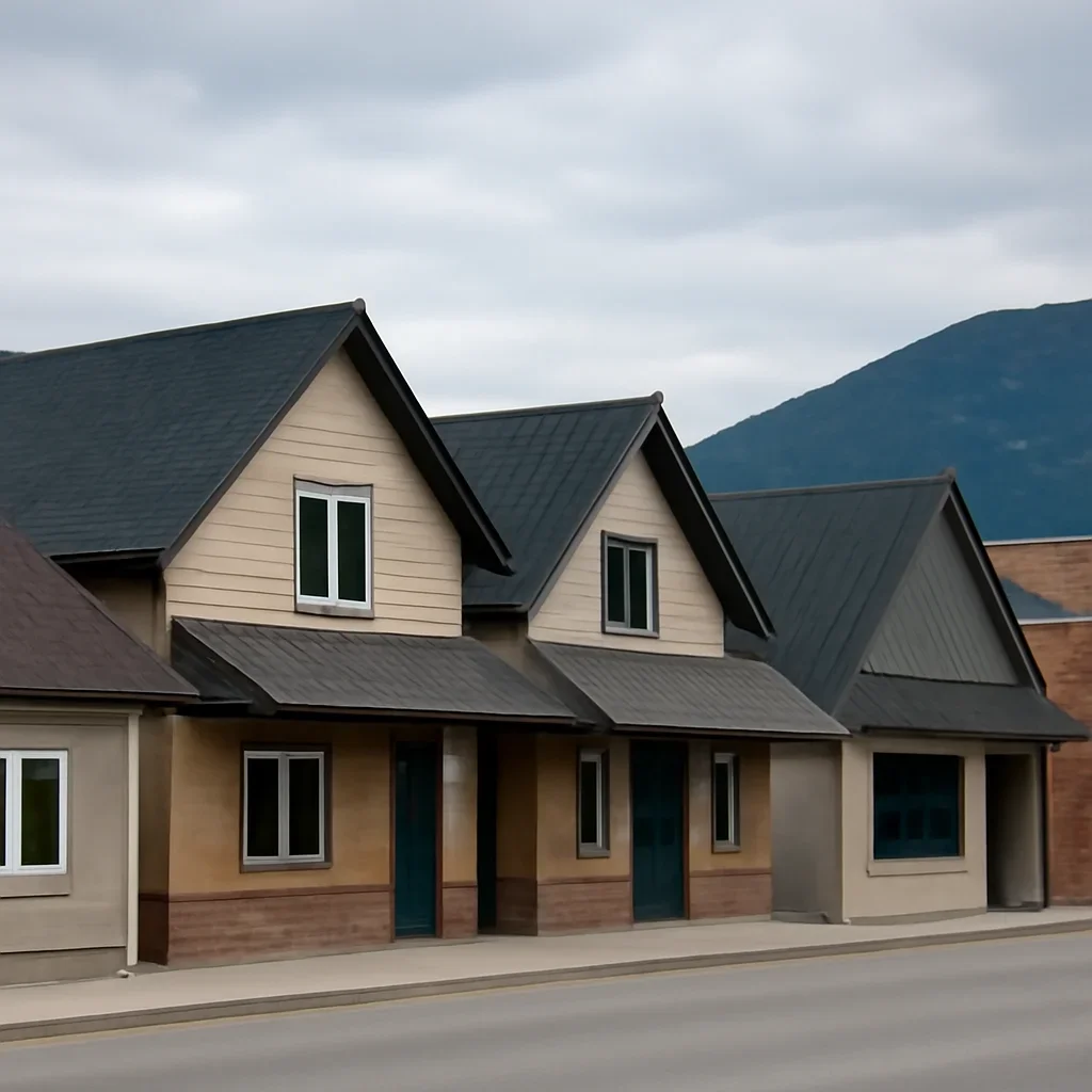 Local rooflines and building types relevant to roofing company in salmon arm, b.c.