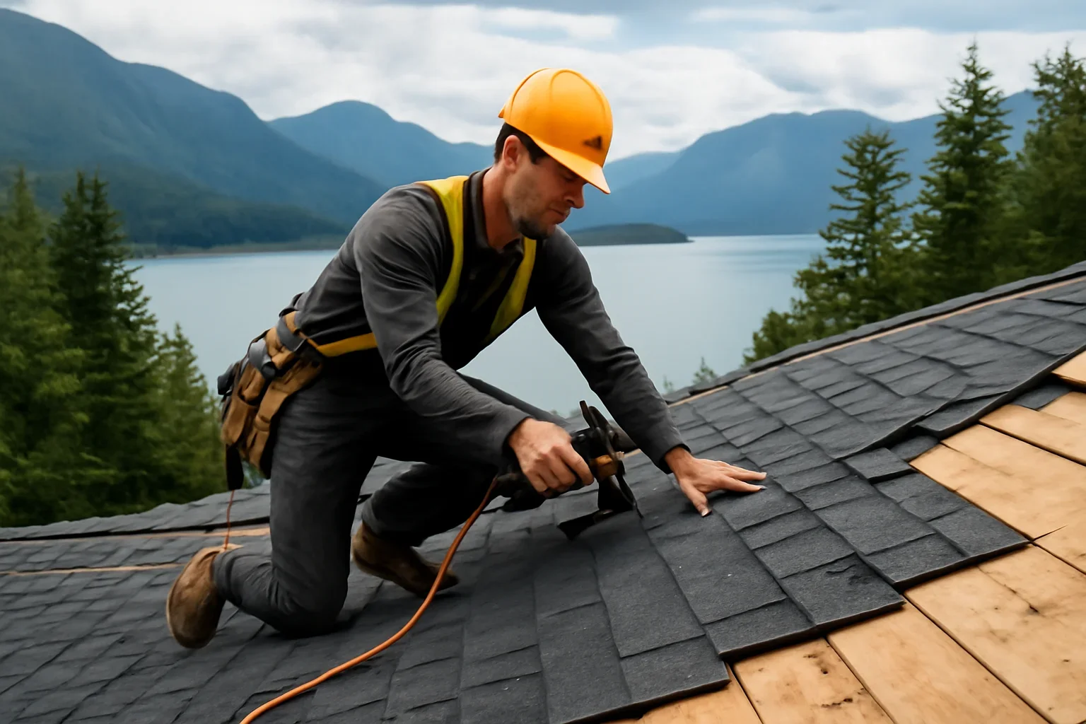 Professional roofing work related to roofing in sea-to-sky