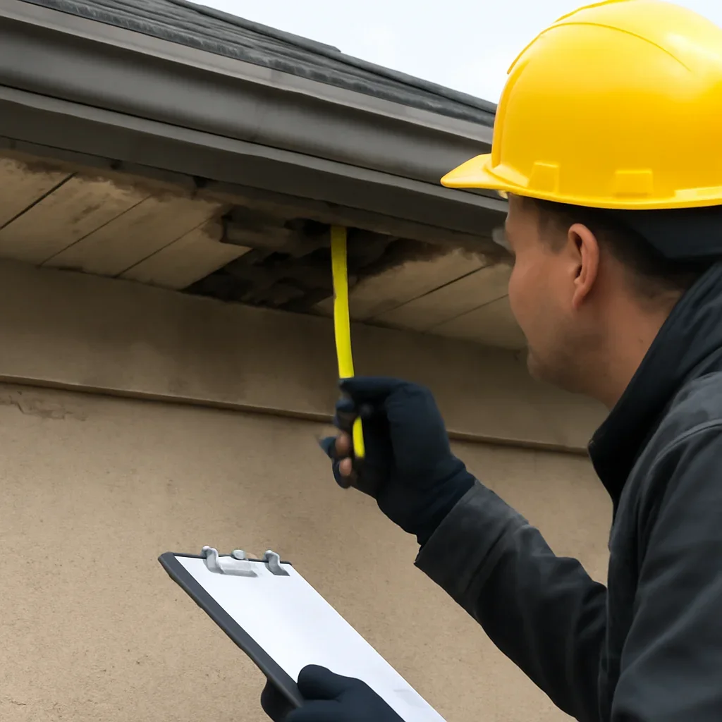 Close assessment of details connected to soffit and fascia damage: signs and repair options