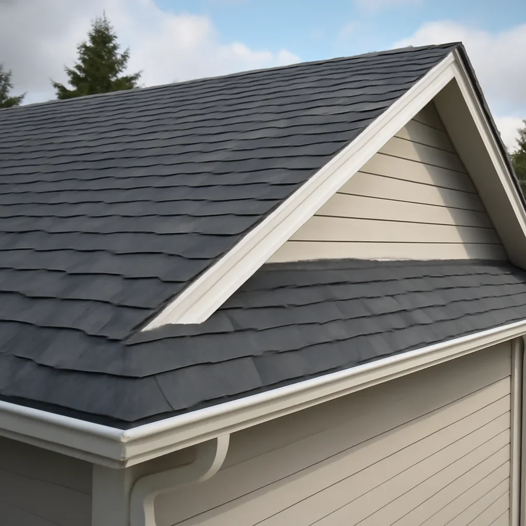 Completed roofing detail associated with storm damage roof repair