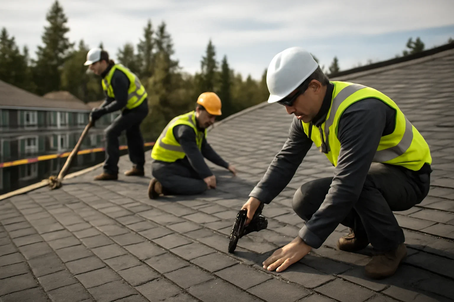 Professional roofing work related to roofing for strata councils