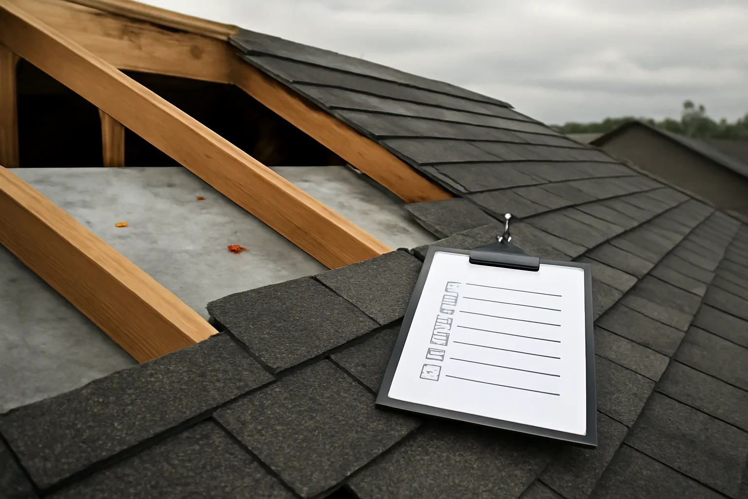 Roof detail supporting strata roof-planning checklist