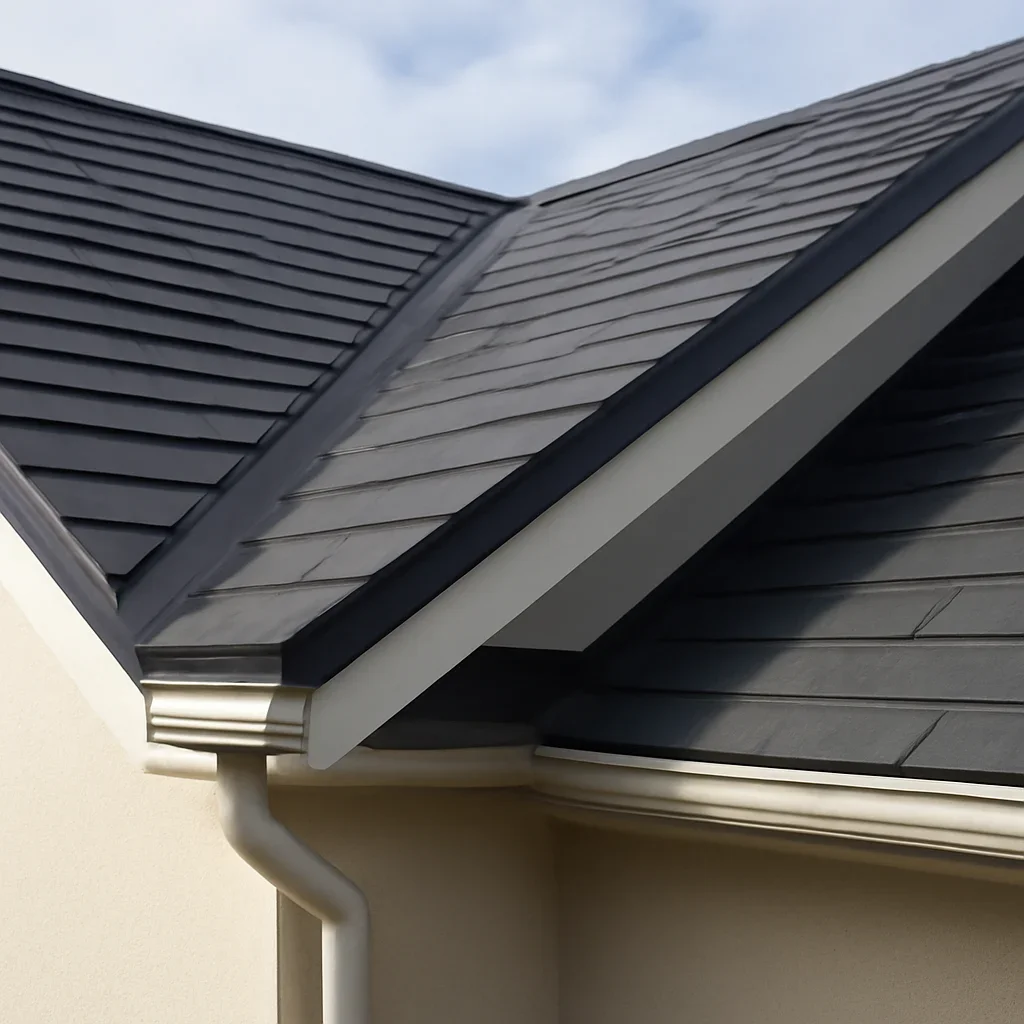 Completed roofing detail associated with strata roof-planning checklist