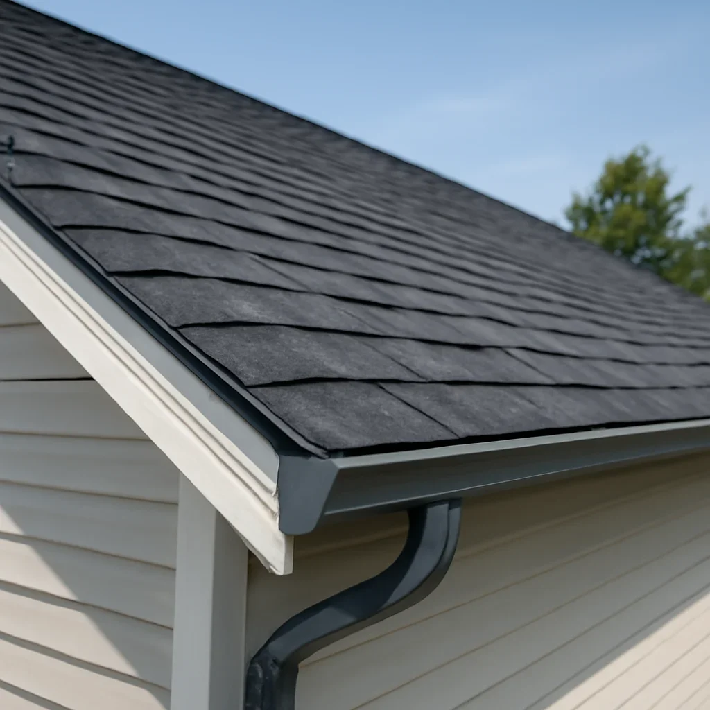 Completed roofing detail associated with roofing company in surrey, b.c.