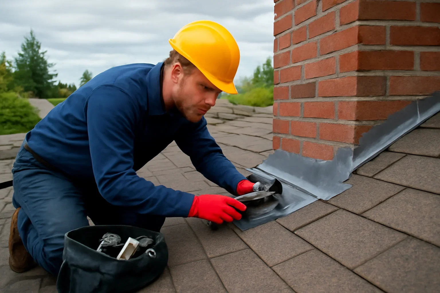 Professional roofing work related to surrey roof-leak diagnosis and flashing repair