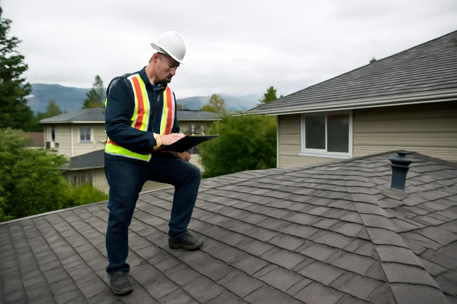 Roofing assessment at a Terrace property