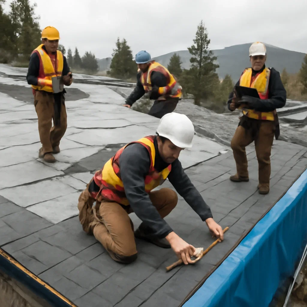 Organized work process for roofing company in terrace, b.c.