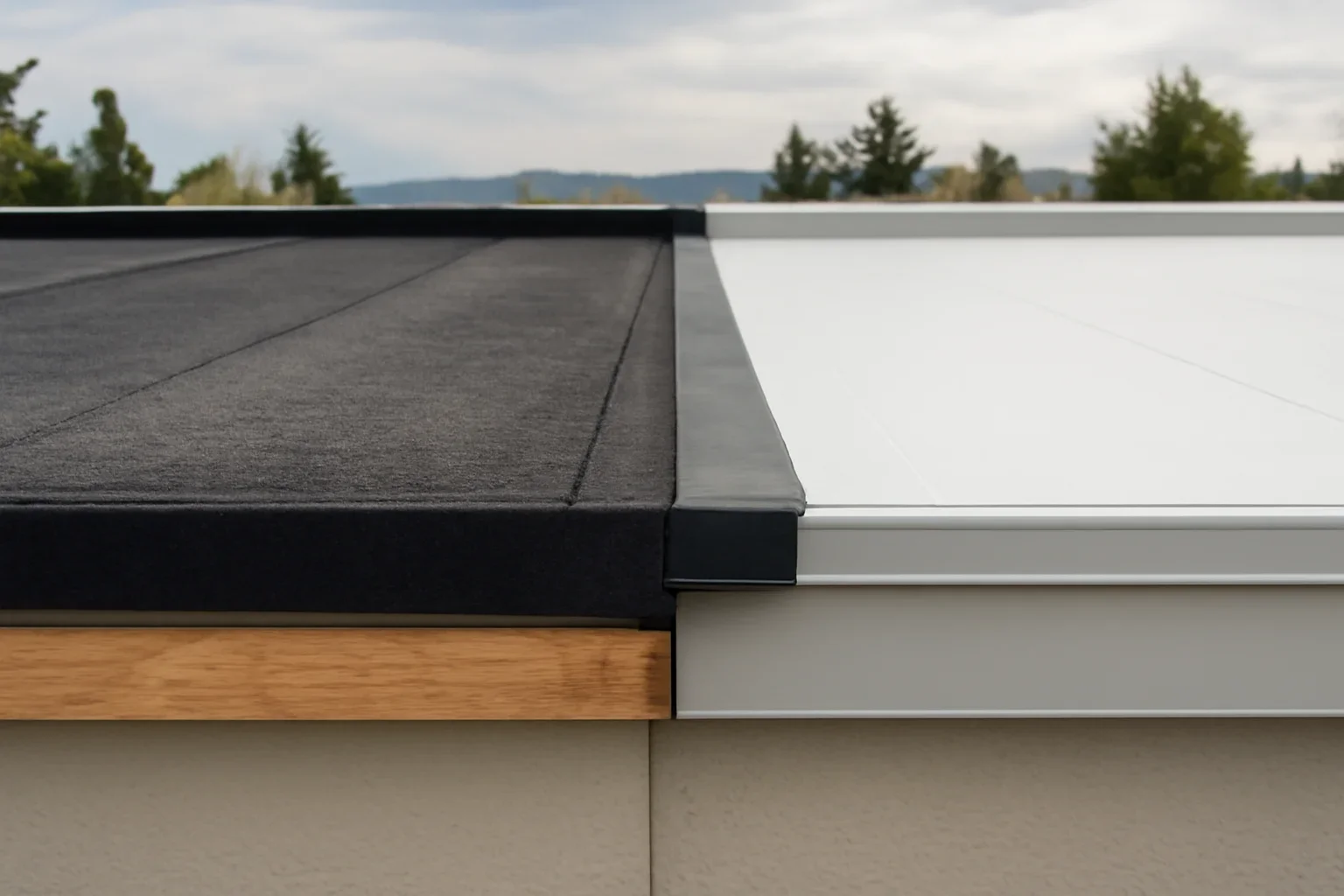Roof detail supporting torch-on vs. tpo roofing: which system fits your building?