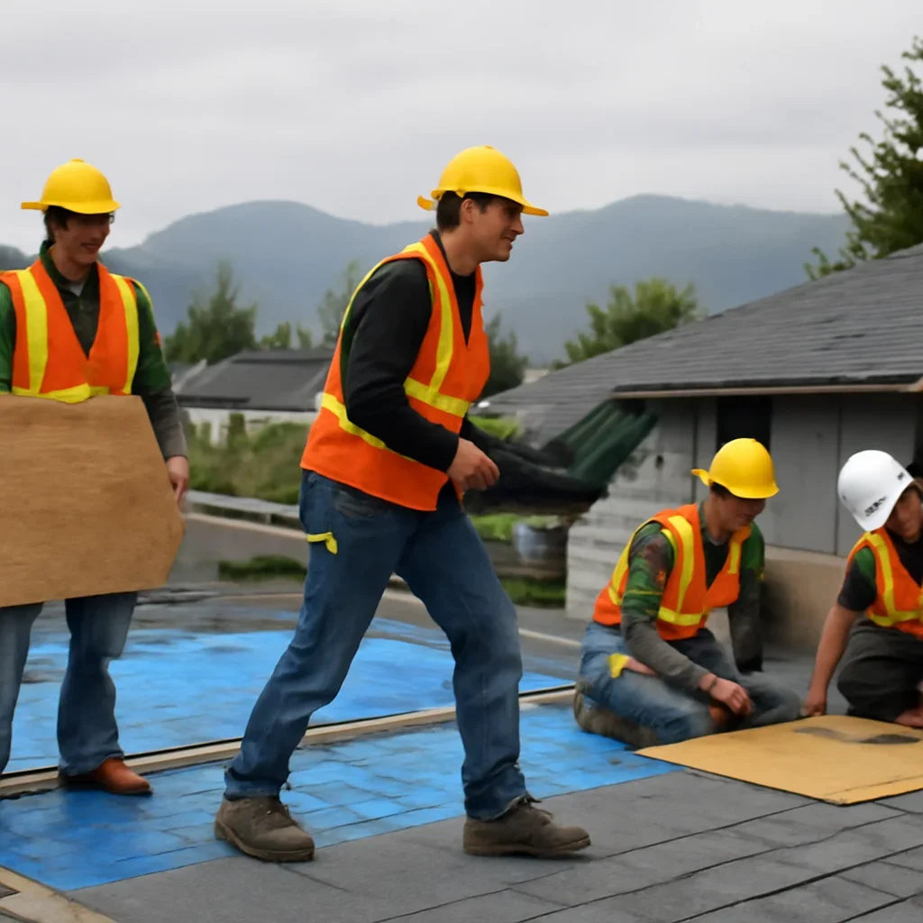 Organized work process for roofing company in vernon, b.c.