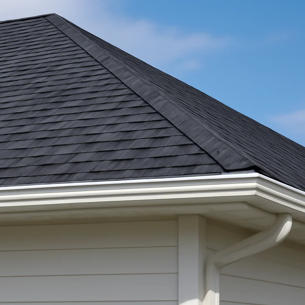 Completed roofing detail associated with roofing company in west kelowna, b.c.