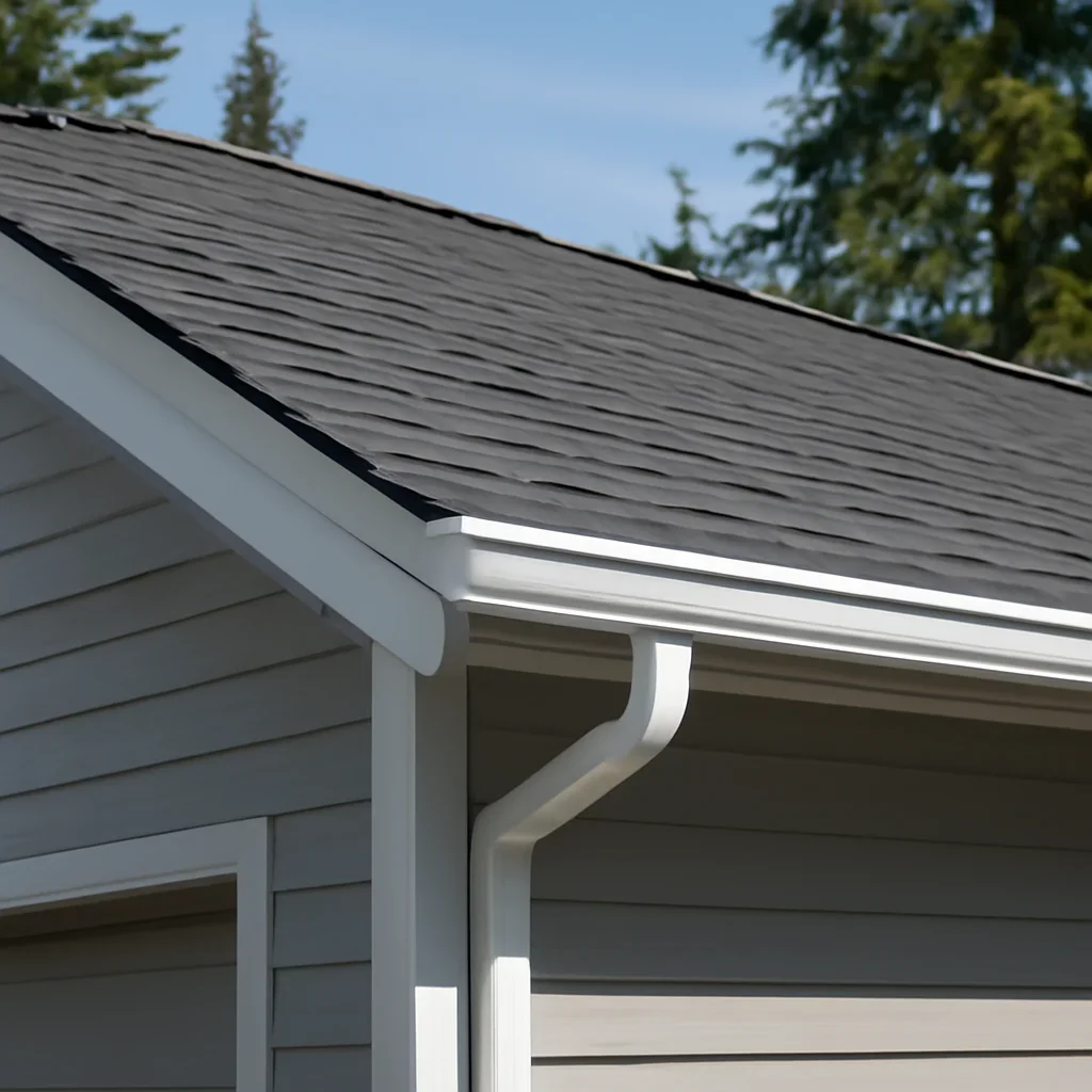Completed roofing detail associated with roofing company in west vancouver, b.c.