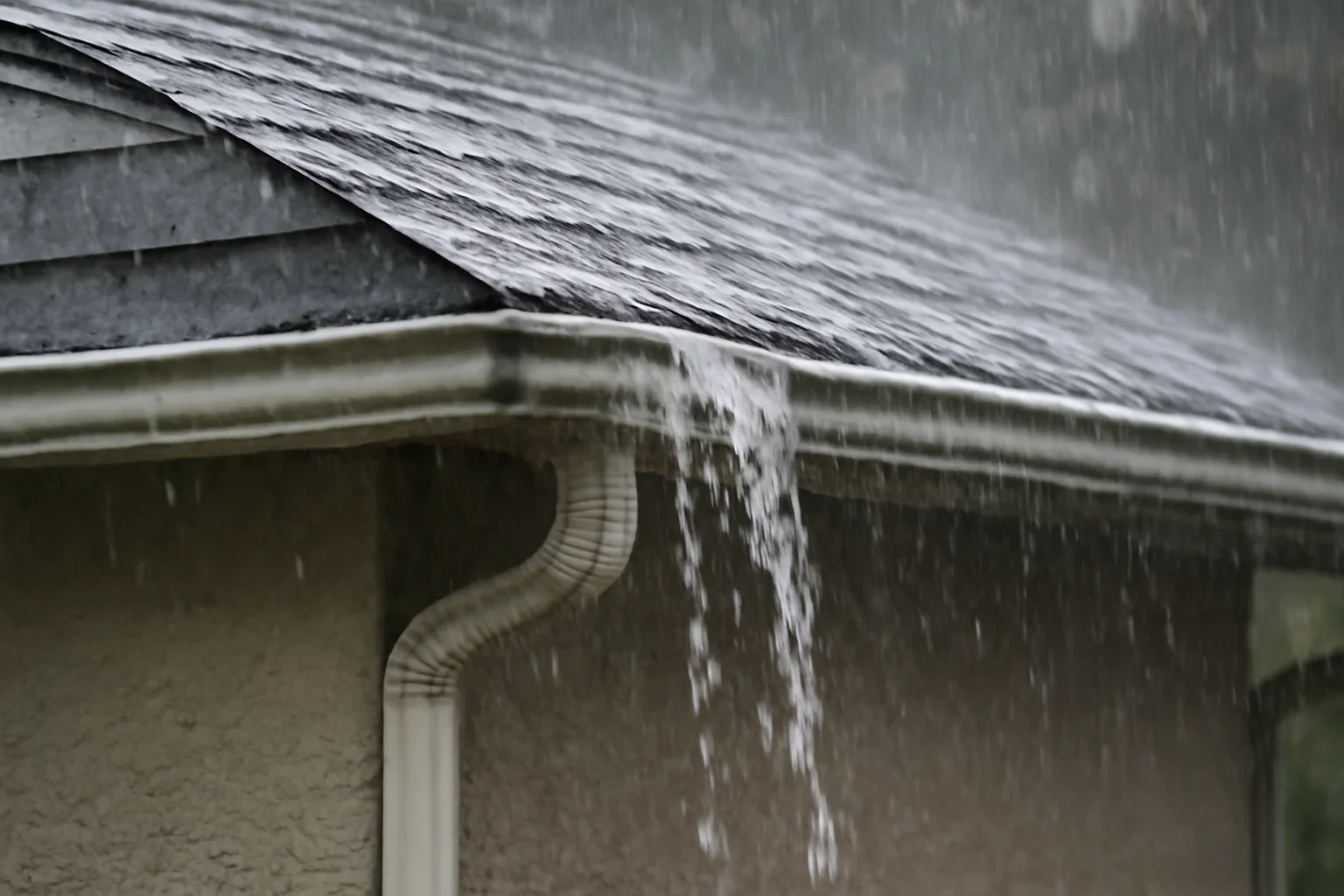 Roof detail supporting what causes gutters to overflow during b.c. rainstorms?