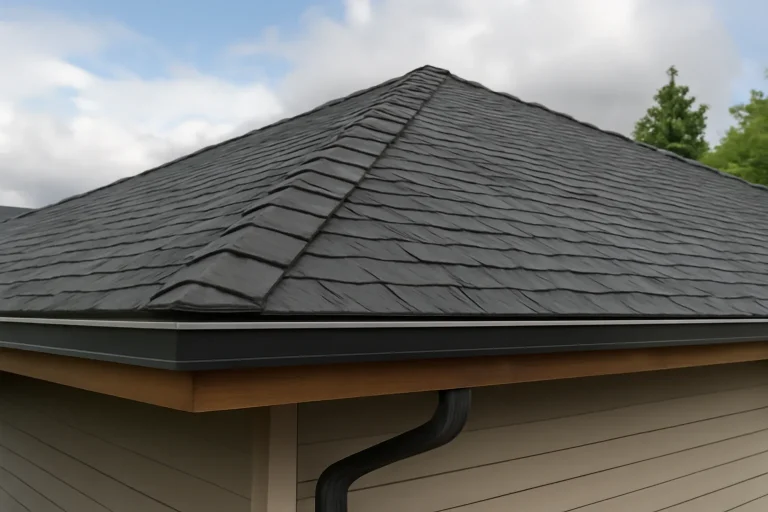 Roof detail supporting what is the best roof for a home in vancouver’s climate?