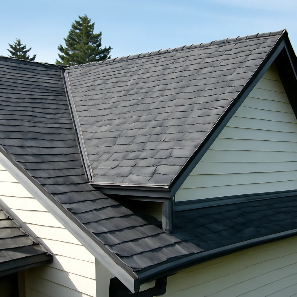 Completed roofing detail associated with what is the best roof for a home in vancouver’s climate?