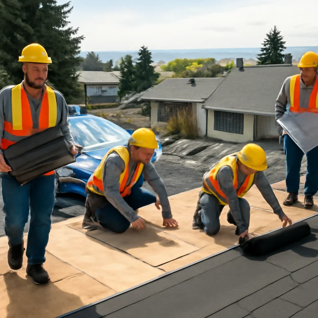 Organized work process for roofing company in white rock, b.c.