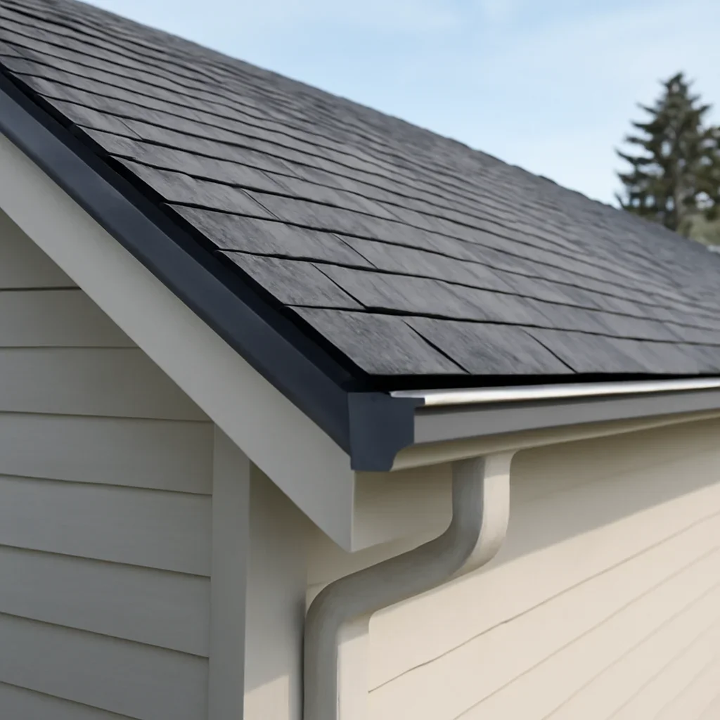 Completed roofing detail associated with roofing company in white rock, b.c.