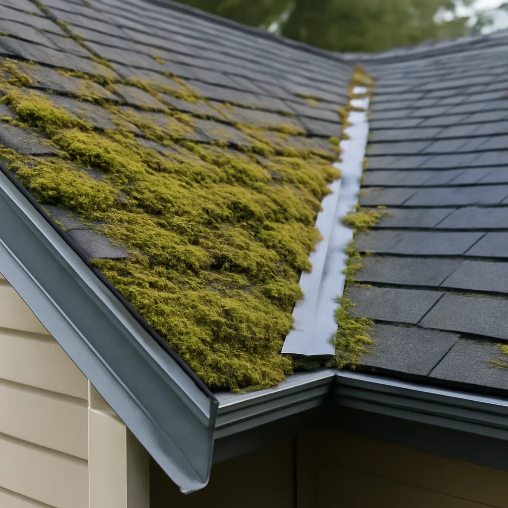 Completed roofing detail associated with why moss grows on lower mainland roofs